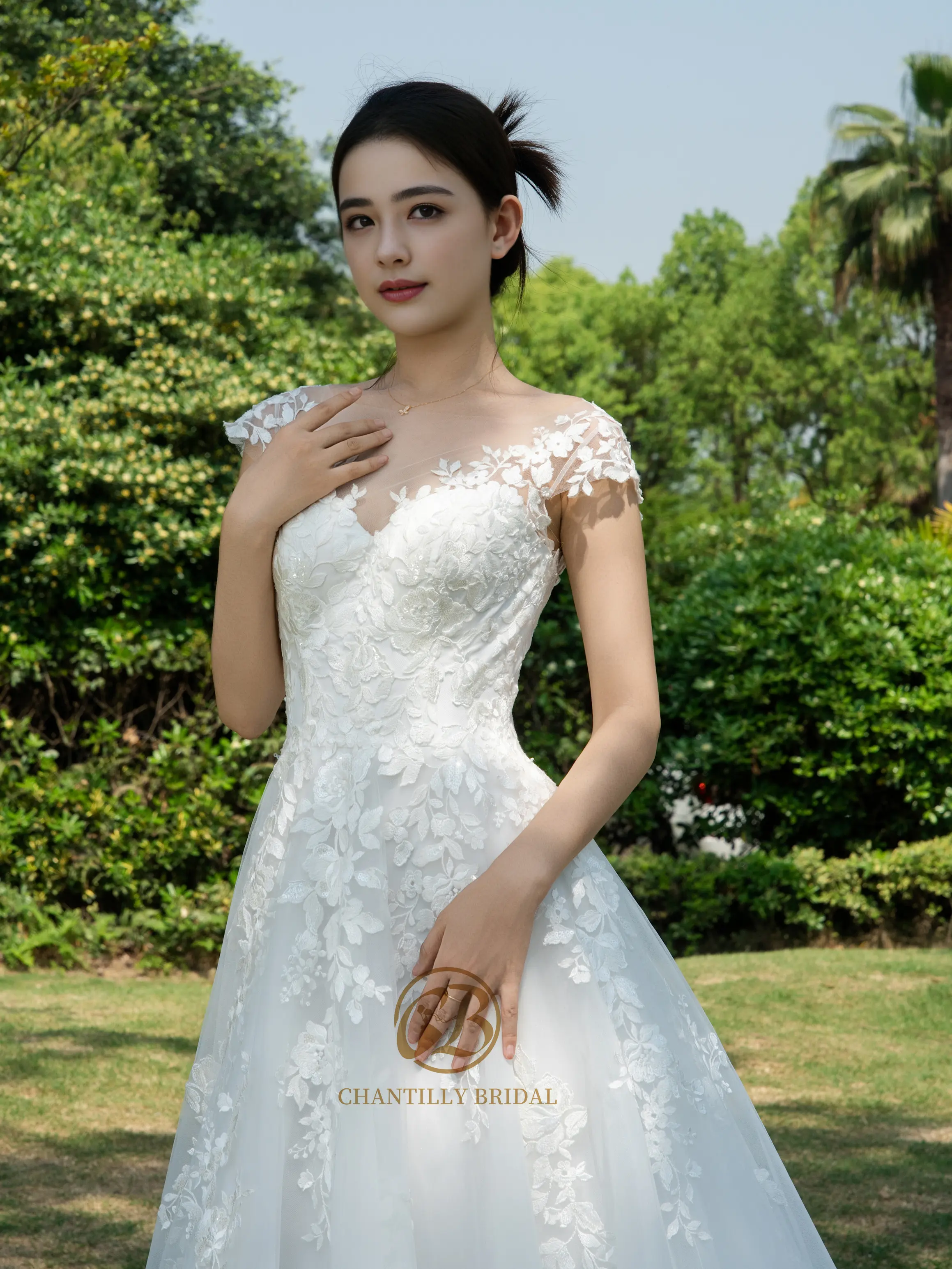 Whispering Lace: A Backless Dream in Delicate Illusion
